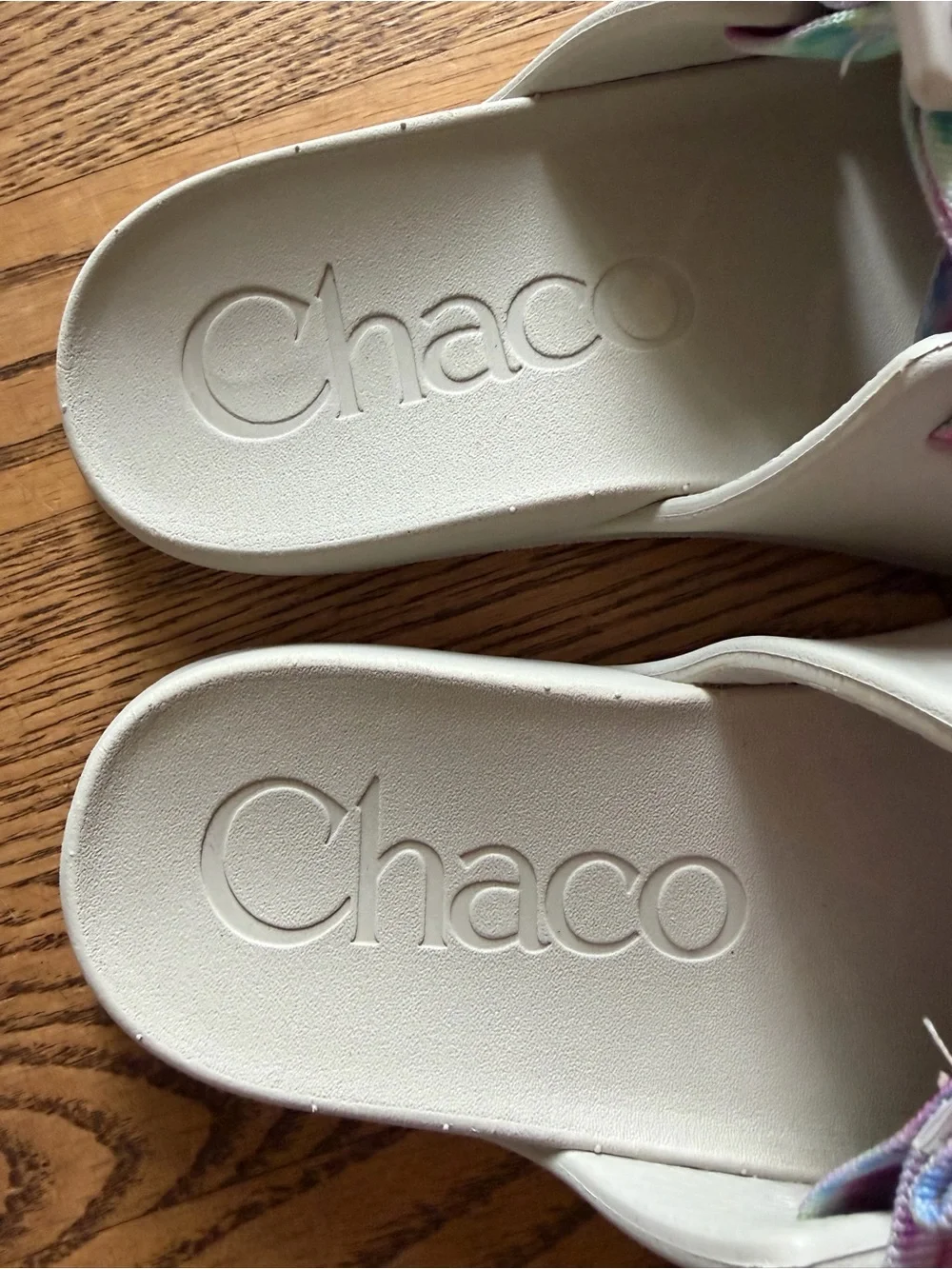 Chaco Kids Chillos Slides Sandals Light Tie Dye